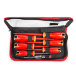 Набор инструментов электромонтажника 7 предметов 5 шлицевых отверток SL 2 крестовые отвертки PZ 1 измерительный инструмент КВТ Набор инструментов электромонтажника 7 предметов 5 шлицевых отверток SL 2 крестовые отвертки PZ 1 измерительный инструмент КВТ