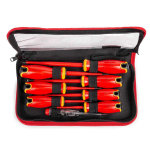 Набор инструментов электромонтажника 8 предметов 5 шлицевых отверток SL 3 крестовые отвертки PH 1 измерительный инструмент КВТ Набор инструментов электромонтажника 8 предметов 5 шлицевых отверток SL 3 крестовые отвертки PH 1 измерительный инструмент КВТ