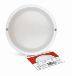 Светильник светодиод герметичный СПП 15Вт 6500К 1350Лм IP65 1565-КРУГ ЖКХ IN HOME (1/40) Светильник светодиод герметичный СПП 15Вт 6500К 1350Лм IP65 1565-КРУГ ЖКХ IN HOME (1/40)