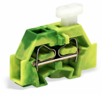 Клеммная колодка 28мм 1x2 0.08-2.5мм² 24А 500В термопласт желто-зеленый Wago Клеммная колодка 28мм 1x2 0.08-2.5мм² 24А 500В термопласт желто-зеленый Wago