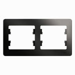 Рамка 2гн антрацит Glossa Systeme Electric (1/30/180) Рамка 2гн антрацит Glossa Systeme Electric (1/30/180)