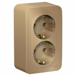 Розетка 2гн с З/К о/у титан 16А IP20 Blanca Schneider Electric Розетка 2гн с З/К о/у титан 16А IP20 Blanca Schneider Electric