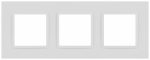 Рамка для розеток и выключателей ЭРА Elegance 14-5013-01М Classic, на 3 поста, белый матовый Рамка для розеток и выключателей ЭРА Elegance 14-5013-01М Classic, на 3 поста, белый матовый