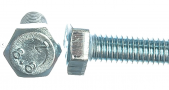 Болт М8х120 ГОСТ 7801 антивандальный с усиком, класс прочности 5.8, гальван. цинк Болт М8х120 ГОСТ 7801 антивандальный с усиком, класс прочности 5.8, гальван. цинк