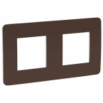 Рамка 2гн шоколад/белый Unica Studio Schneider Electric (5)