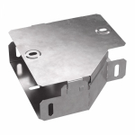 Переходник - редуктор д/лист. каб. лотка без разъема/соедин-ля сужение слева 150мм/100мм с высотой лотка50мм ПРОМРУКАВ