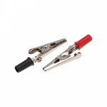 Зажим "крокодил" (черн+красн) 15А 53мм REXANT (20/200/5000)