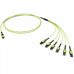 Оптическая разветвительная сборка 12ОВ 50/125 OM5, 1xMTP PRO(12)/6хLC Duplex Uniboot, 2м (предустановленная конфигурация: MTP Male , тип полярности -