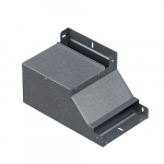 Поворот вертикальный вверх правый к лотку 150х50, толщ. 1,0 мм, гор. цинк Поворот вертикальный вверх правый к лотку 150х50, толщ. 1,0 мм, гор. цинк