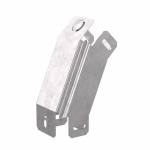 Угол д/листового кабель.лотка 45° вертикально ниспадающий без соединит. разъема сталь светло-серый ПРОМРУКАВ