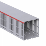 Кабель-канал перфорированный RL6 80х80х2000 серый QUADRO ДКС (2/24/384)