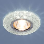 Встраиваемый потолочный светильник со светодиодной подсветкой 2180 MR16 CL прозрачный (1/50) Встраиваемый потолочный светильник со светодиодной подсветкой 2180 MR16 CL прозрачный (1/50)