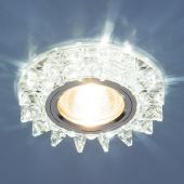 Светильник точечный 35Вт с подсвет LED 3Вт круг GU5.3 d60/95мм зеркал/серебро 6037 MR16 SL ES (1/50) Светильник точечный 35Вт с подсвет LED 3Вт круг GU5.3 d60/95мм зеркал/серебро 6037 MR16 SL ES (1/50)
