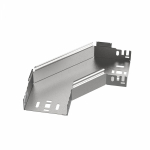 Угол д/листового кабель.лотка 90° горизонтальн. без соединит. разъема сталь ПРОМРУКАВ