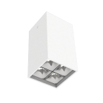 Светодиодный светильник VARTON DL-Box Reflect Multi 2x2 накладной 14 Вт 4000 К 80х80х150 мм RAL9003 белый муар 36°