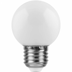 Лампа светодиодная, (1W) 230V E27 6400K G45 матовая, LB-37 Лампа светодиодная, (1W) 230V E27 6400K G45 матовая, LB-37