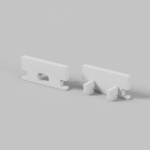 Led Strip Комплект заглушек (для профиля ALM-1908-S-2M) 2 шт. 642009 Led Strip Комплект заглушек (для профиля ALM-1908-S-2M) 2 шт. 642009