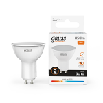 Лампа светодиод 11Вт GU10 3000К 850Лм MR16 Gauss Elementary 1/10/100