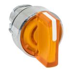 Исполнительный механизм переключателя ХB4 желтый на 3 положения возвратный без фиксации, с подсветкой с короткой ручко IP65 EKF Исполнительный механизм переключателя ХB4 желтый на 3 положения возвратный без фиксации, с подсветкой с короткой ручко IP65 EKF