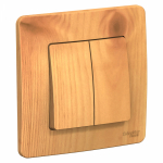 Выключатель 2кл с/у ясень Blanca Systeme Electric