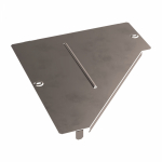 Крышка переходника левого Стандарт INOX (AISI 409) 400х150 Промрукав Крышка переходника левого Стандарт INOX (AISI 409) 400х150 Промрукав