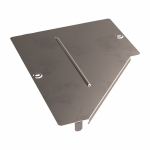 Крышка переходника левого Стандарт INOX (AISI 409) 400х200 Промрукав Крышка переходника левого Стандарт INOX (AISI 409) 400х200 Промрукав