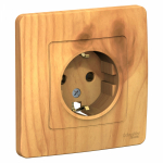 Розетка 1гн с З/К с/у ясень 16А Blanca Systeme Electric
