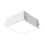 Светодиодный светильник VARTON DL-Grill для потолка Грильято 200х200 мм встраиваемый 20 Вт 3000 К 186х186х75 мм RAL9003 белый муар диммируемый по прот