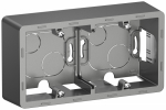 Короб. накл. монтаж 2гн 6739921 алюм. INSPIRIA IEK Короб. накл. монтаж 2гн 6739921 алюм. INSPIRIA IEK