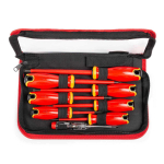 Набор инструментов электромонтажника 8 предметов 5 шлицевых отверток SL 3 крестовые отвертки PH 1 измерительный инструмент КВТ Набор инструментов электромонтажника 8 предметов 5 шлицевых отверток SL 3 крестовые отвертки PH 1 измерительный инструмент КВТ