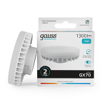 Лампа светодиод 14Вт GX70 4100К 1300Лм Gauss Elementary 1/10/50