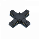 Коннектор X-тип XRB-BL для шинопровода RB черный IN HOME Коннектор X-тип XRB-BL для шинопровода RB черный IN HOME