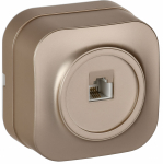 GLORY Роз. телефонная RJ11 о/у РТ20-ХШм шамп. м. IEK