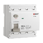 УЗО  4P 100А 30мА тип AC эл-мех 6кА ВД-100N EKF PROXIMA