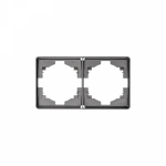 Рамка 2гн титан MIELE ROUND KRANZ (1/200) Рамка 2гн титан MIELE ROUND KRANZ (1/200)