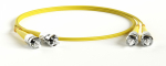 Hyperline FC-D2-9-ST/UR-ST/UR-H-10M-LSZH-YL Патч-корд волоконно-оптический (шнур) SM 9/125 (OS2), ST/UPC-ST/UPC, 2.0 мм, duplex, LSZH, 10 м