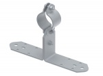 Держатель молниеприемного стержня 40 мм на пластине, гор. цинк Держатель молниеприемного стержня 40 мм на пластине, гор. цинк