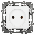 Розетка ЭРА Серия 12 12-2105-01М , 2P, 16А-250В, белый матовый Розетка ЭРА Серия 12 12-2105-01М , 2P, 16А-250В, белый матовый