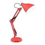 Светильник настольный 60Вт 220-240В E27 красный струбцина и основание Gauss 1/12