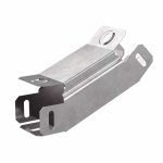 Угол д/листового кабель.лотка 45° вертикально ниспадающий без соединит. разъема сталь светло-серый ПРОМРУКАВ