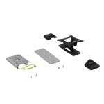 TV кронштейн экрана 25-66 см из стали (для универсальных колонн), нагрузка 15 кг, цвет черный TV кронштейн экрана 25-66 см из стали (для универсальных колонн), нагрузка 15 кг, цвет черный