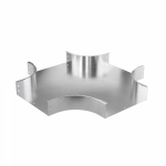 Ответвитель Х-образный 80х300, 0,8 мм, AISI 304 в комплекте с крепежными элементами и соединительными пластинами, необходимыми длямонтажа Ответвитель Х-образный 80х300, 0,8 мм, AISI 304 в комплекте с крепежными элементами и соединительными пластинами, необходимыми длямонтажа