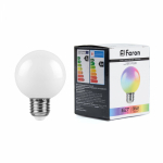 Лампа светодиодная, (3W) 230V E27 RGB G60, LB-371 матовый плавная сменая цвета Лампа светодиодная, (3W) 230V E27 RGB G60, LB-371 матовый плавная сменая цвета