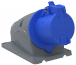 Розетка стационарная силовая ССИ-113 2Р+РЕ 16А 220В синий IP44 MAGNUM IEK (1/10/60) Розетка стационарная силовая ССИ-113 2Р+РЕ 16А 220В синий IP44 MAGNUM IEK (1/10/60)