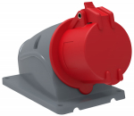 Розетка стационарная силовая ССИ-114 3Р+РЕ 16А 380В красный IP44 MAGNUM IEK (1/10/100) Розетка стационарная силовая ССИ-114 3Р+РЕ 16А 380В красный IP44 MAGNUM IEK (1/10/100)