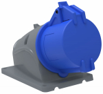 Розетка стационарная силовая ССИ-123 2Р+РЕ 32А 220В синий IP44 MAGNUM IEK (1/10/60) Розетка стационарная силовая ССИ-123 2Р+РЕ 32А 220В синий IP44 MAGNUM IEK (1/10/60)