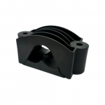 Кабельный хомут профильный трехжильный 22-42 мм, пластик