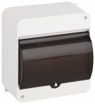 Корпус пластиковый навесной ЭРА SIMPLE КМПн 1/6 IP30 прозрачная крышка белый Корпус пластиковый навесной ЭРА SIMPLE КМПн 1/6 IP30 прозрачная крышка белый