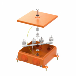 Коробка металлическая огнестойкая 70-0380-FR6.0-8 E15-E120 RAL2004 150x150x60 (6 шт/кор) Промрукав