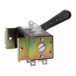 Выключатель-разъед. встр. стационарный 3p 100А 380В 8кА рычажковый сервисный, для авар. остановки IP00 КЭАЗ